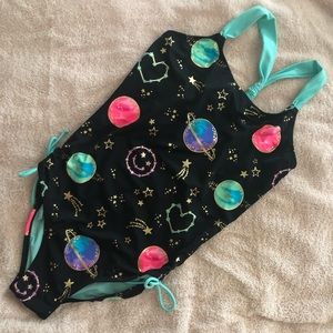 Justice one piece bathing suit